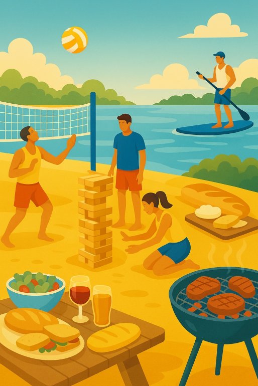 Zomerfest "voor ieder wat wilds" - beachvolley - suppen - bbq - drinks